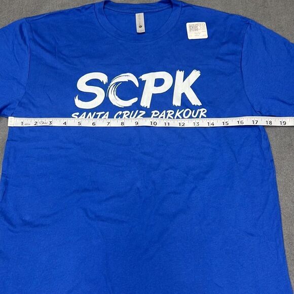 Santa Cruz Parkour Unisex Royal Blue Short Sleeve T-Shirt Size Small - Picture 5 of 6